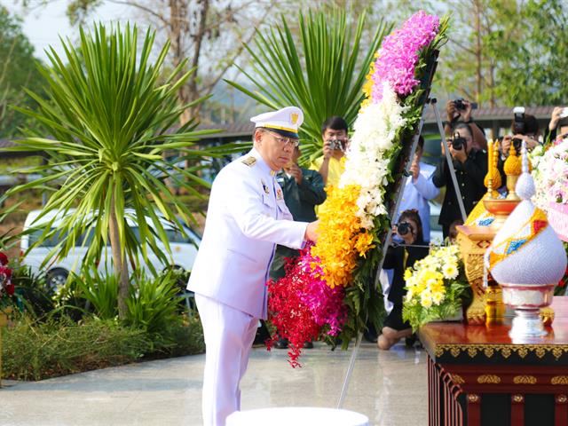 มหาวิทยาลัยพะเยา,เข้าร่วมวางพวงมาลาประกอบพิธีวันคล้ายวันสวรรคตสมเด็จพระนเรศวรมหาราช,ประจำปี,2562