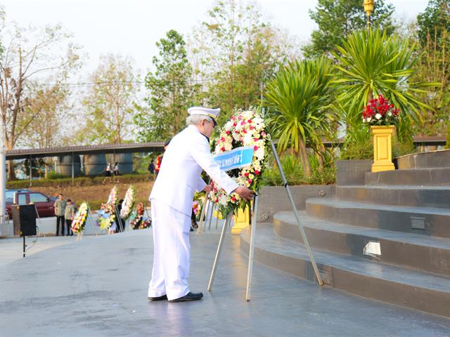 มหาวิทยาลัยพะเยา,เข้าร่วมวางพวงมาลาประกอบพิธีวันคล้ายวันสวรรคตสมเด็จพระนเรศวรมหาราช,ประจำปี,2562