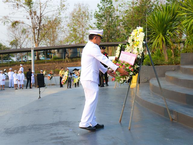 มหาวิทยาลัยพะเยา,เข้าร่วมวางพวงมาลาประกอบพิธีวันคล้ายวันสวรรคตสมเด็จพระนเรศวรมหาราช,ประจำปี,2562