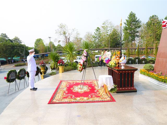 มหาวิทยาลัยพะเยา,เข้าร่วมวางพวงมาลาประกอบพิธีวันคล้ายวันสวรรคตสมเด็จพระนเรศวรมหาราช,ประจำปี,2562