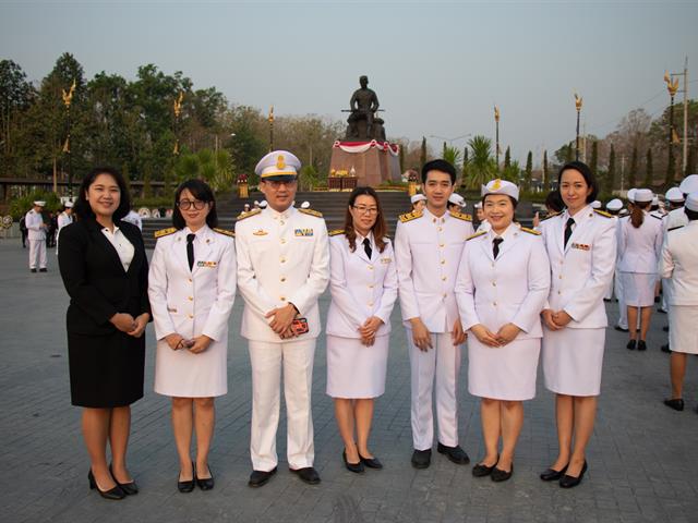 คณะศิลปศาสตร์,เข้าร่วมพิธีทำบุญและประกอบพิธีวางพวงมาลา,,เนื่องในวันคล้ายวันสวรรคตสมเด็จพระนเรศวรมหาราช,ประจำปี,2562