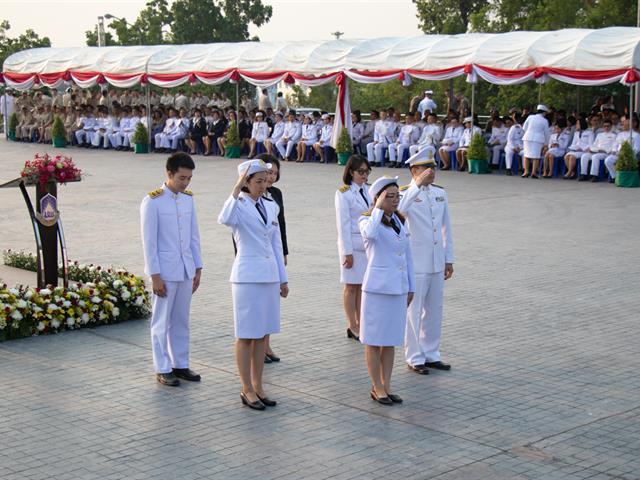 คณะศิลปศาสตร์,เข้าร่วมพิธีทำบุญและประกอบพิธีวางพวงมาลา,,เนื่องในวันคล้ายวันสวรรคตสมเด็จพระนเรศวรมหาราช,ประจำปี,2562
