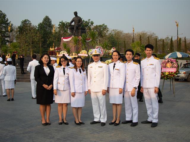 คณะศิลปศาสตร์,เข้าร่วมพิธีทำบุญและประกอบพิธีวางพวงมาลา,,เนื่องในวันคล้ายวันสวรรคตสมเด็จพระนเรศวรมหาราช,ประจำปี,2562