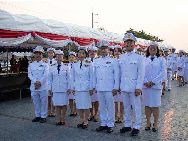 คณะศิลปศาสตร์,เข้าร่วมพิธีทำบุญและประกอบพิธีวางพวงมาลา,,เนื่องในวันคล้ายวันสวรรคตสมเด็จพระนเรศวรมหาราช,ประจำปี,2562