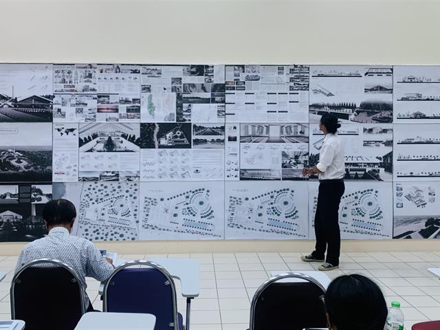 สาขาสถาปัตยกรรม,คณะสถาปัตยกรรมศาสตร์และศิลปกรรมศาสตร์,จัดสอบหัวข้อวิทยานิพนธ์ทางสถาปัตยกรรม,ปีการศึกษา,2561,