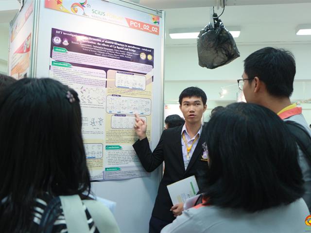 นักเรียนโรงเรียนสาธิตฯ,เข้าร่วมนำเสนอโครงงานวิจัยทางวิทยาศาสตร์,SCiUS,FORUM,ครั้งที่,9