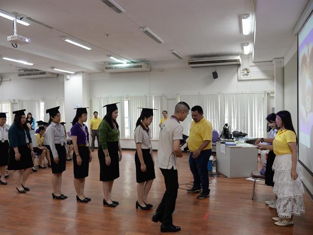 SEEN,จัดฝึกซ้อมบัณฑิต,เพื่อเตรียมความพร้อมเข้ารับพระราชทานปริญญญาบัตร,ประจำปีการศึกษา,2560