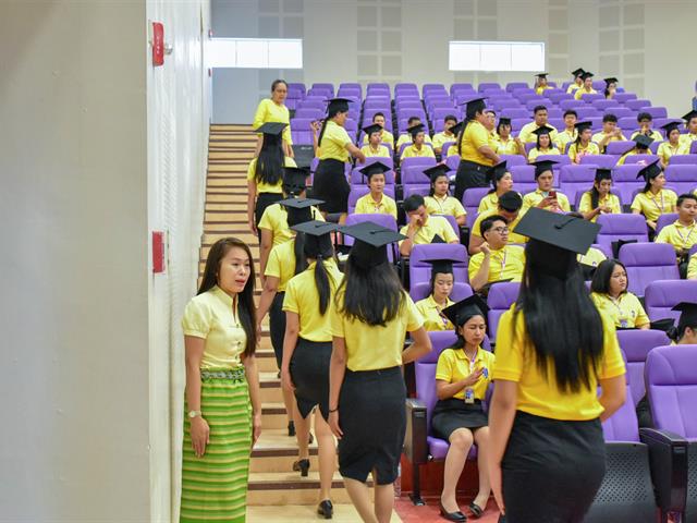 ประมวลภาพบรรยากาศพิธีฝึกซ้อมรับปริญญา,วิทยาลัยการศึกษา,มหาวิทยาลัยพะเยา,13-16,พ.ค.,2562