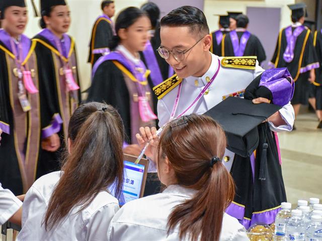 ประมวลภาพบรรยากาศพิธีฝึกซ้อมรับปริญญา,วิทยาลัยการศึกษา,มหาวิทยาลัยพะเยา,13-16,พ.ค.,2562