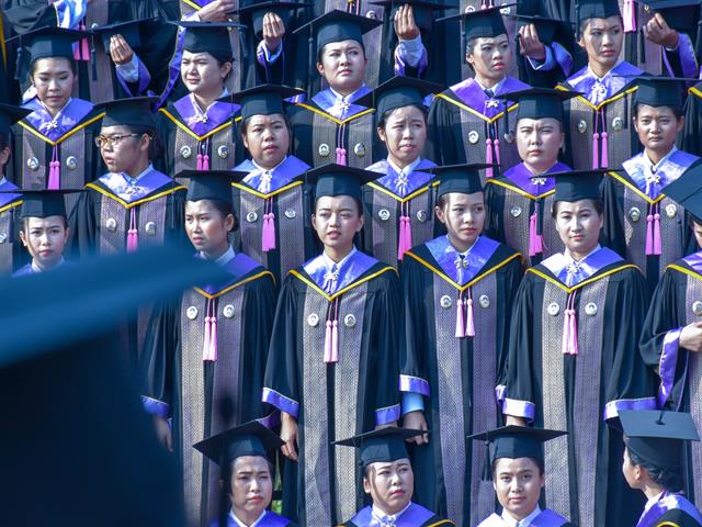 ประมวลภาพบรรยากาศพิธีฝึกซ้อมรับปริญญา,วิทยาลัยการศึกษา,มหาวิทยาลัยพะเยา,13-16,พ.ค.,2562