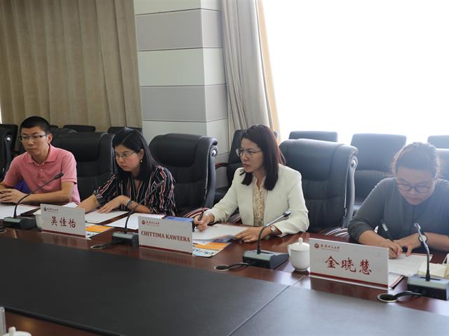 คณาจารย์คณะศิลปศาสตร์,ร่วมประชุมความร่วมมือทางวิชาการและส่งตัวนิสิตเข้าร่วมโครงการ,“ทุนสนับสนุนนิสิต,อบรมภาษาจีนระยะสั้น”,ณ,มหาวิทยาลัยครุศาสตร์เทียนจิน,สาธารณรัฐประชาชนจีน