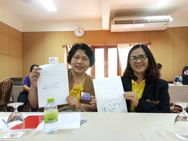 ผู้ช่วยคณบดีฝ่ายพัฒนานิสิตฯ,เข้าร่วมเป็นวิทยากรบรรยาย,ในหัวข้อ,Design,Thinking,and,Visualizing,your,challenges