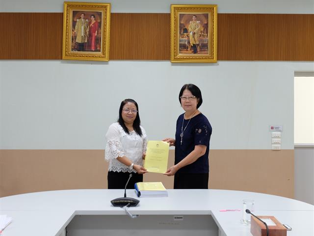 คณะวิทยาศาสตร์ได้ทำพิธีส่งมอบงานในหน้าที่ของผู้บริหาร,ตำแหน่ง,คณบดีคณะวิทยาศาสตร์,มหาวิทยาลัยพะเยา