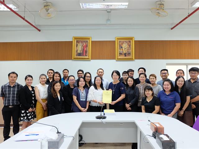 คณะวิทยาศาสตร์ได้ทำพิธีส่งมอบงานในหน้าที่ของผู้บริหาร,ตำแหน่ง,คณบดีคณะวิทยาศาสตร์,มหาวิทยาลัยพะเยา