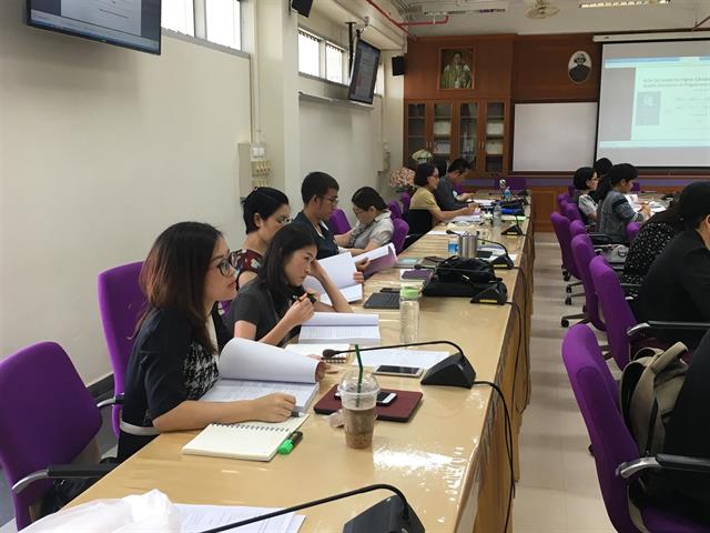 NUR_คณะพยาบาลศาสตร์,มหาวิทยาลัยพะเยา,ได้จัดโครงการเตรียมความพร้อมเพื่อรับการตรวจประเมินคุณภาพการศึกษาภายในระดับหลักสูตร,(AUN,QA),ของปีการศึกษา,2561