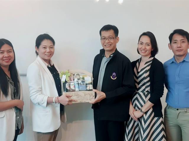 คณะผู้บริหารคณะศิลปศาสตร์,มหาวิทยาลัยพะเยา,เข้าพบบริษัทไทย,ออปโป้,จำกัด