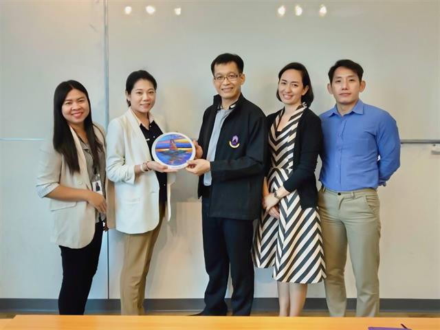 คณะผู้บริหารคณะศิลปศาสตร์,มหาวิทยาลัยพะเยา,เข้าพบบริษัทไทย,ออปโป้,จำกัด
