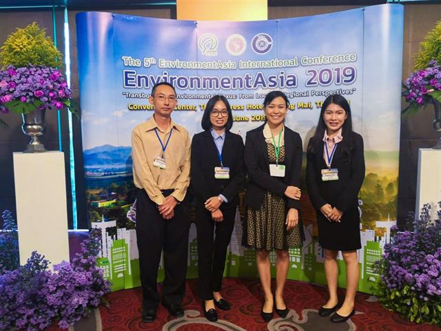 นิสิต,SEEN,เข้าร่วมนำเสนอผลงานแบบ,Oral,Presentation,ในงานประชุมวิชาการระดับนานาชาติ,The,5th,EnvironmentAsia,International,Conference,(EnvironmentAsia,2019)