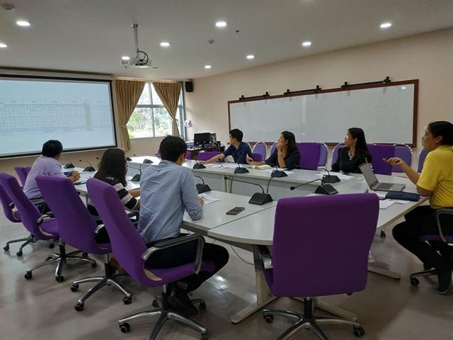 SEEN,จัดประชุมกรรมการวิชาการในการดำเนินงานหลักสูตรในปีการศึกษา,2561