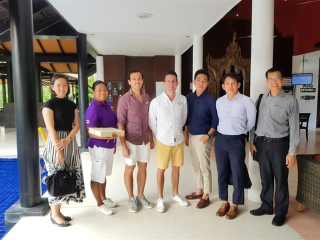 คณะผู้บริหารคณะศิลปศาสตร์,เยือนเครือโรงแรม,Peach,Group,และ,โรงแรม,Club,Med,Phuket
