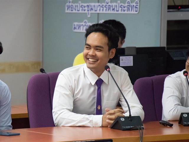 คณะผู้บริหารคณะศิลปศาสตร์,เข้าร่วมโครงการมอบเงินรางวัลและเกียรติบัตรนิสิตสหกิจศึกษาดีเด่น