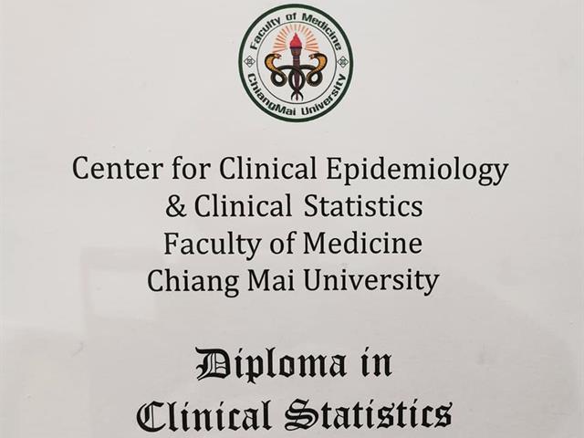 คณบดีคณะเภสัชศาสตร์,เป็นวิทยากรบรรยายหลักสูตร,"Diploma,in,Clinical,Statistics",
