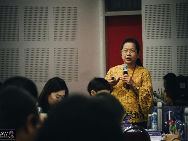 คณบดีคณะนิติศาสตร์,เข้าร่วมการประชุมเพื่อนำเสนอวิสัยทัศน์และเป้าหมายเชิงยุทธศาสตร์