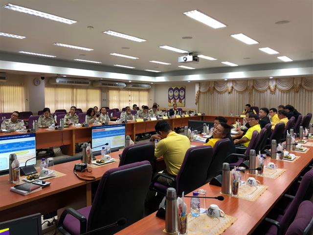 มหาวิทยาลัยพะเยา,ต้อนรับผู้ตรวจราชการกระทรวงทรัพยากรธรรมชาติและสิ่งแวดล้อม