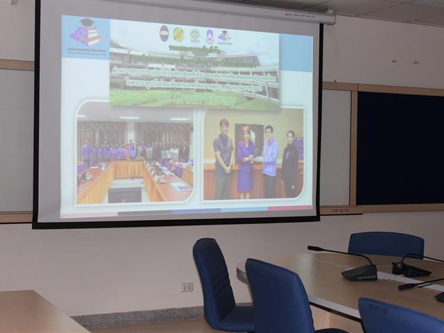 คณะครู,โรงเรียนวัฒโนทัยพายัพ,จังหวัดเชียงใหม่,ศึกษาดูงาน,,การดำเนินงานห้องสมุดสีเขียว,(Green,Library),ของศูนย์บรรณสารและสื่อการศึกษา,มหาวิทยาลัยพะเยา