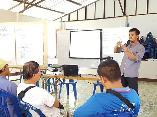 คณะเกษตรศาสตร์และทรัพยากรธรรมชาติ,ม.พะเยา,ดำเนินโครงการบริการวิชาการ,การอบรมให้ความรู้ด้านการบริหารจัดการพื้นที่,การผลิต,และช่องทางการตลาดปลานิลและกาแฟ