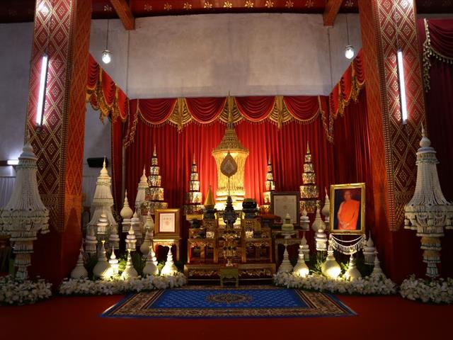 ผู้บริหาร,ม.,พะเยา,พร้อมด้วยบุคลากร,ร่วมพิธีธรรม,สวดอภิธรรม,พระอุบาลีคุณูปมาจารย์
