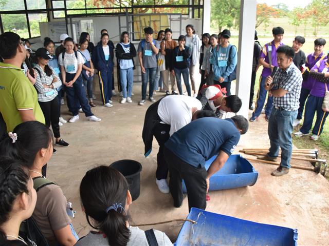 คณะเกษตรศาสตร์และทรัพยากรธรรมชาติ,ม.พะเยา,จัดกิจกรรม,",สืบสานภูมิปัญญาและวัฒนธรรมการเลี้ยงและการคัดเลือกโคเนื้อพื้นเมืองขาวล้านนาของจังหวัดพะเยา,"