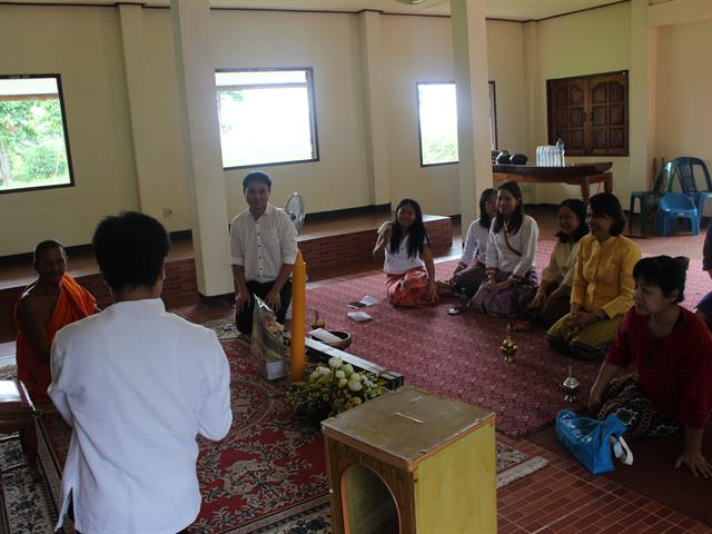 ศูนย์บรรณสารและสื่อการศึกษา,มหาวิทยาลัยพะเยา,ถวายเทียนพรรษา,,ณ,สำนักสงฆ์สันทุ่งเอี้ยง,ตำบลแม่กา,อำเภอเมือง,จังหวัดพะเยา