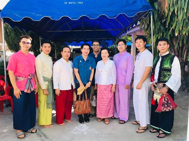 สาขาวิชาศิลปะการแสดง,คณะสถาปัตยกรรมศาสตร์และศิลปกรรมศาสตร์,มหาวิทยาลัยพะเยา,เข้าร่วมพิธีไหว้ครูสายสกุลช่างฟ้อน,แม่ครูบัวเรียว,รัตนมณีภรณ์