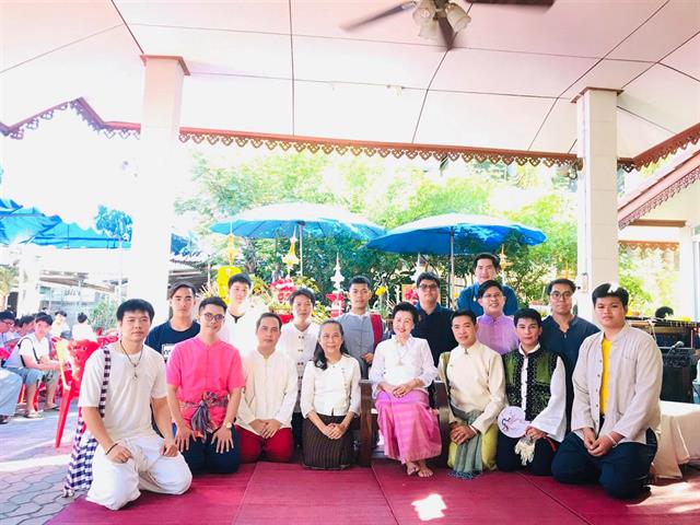 สาขาวิชาศิลปะการแสดง,คณะสถาปัตยกรรมศาสตร์และศิลปกรรมศาสตร์,มหาวิทยาลัยพะเยา,เข้าร่วมพิธีไหว้ครูสายสกุลช่างฟ้อน,แม่ครูบัวเรียว,รัตนมณีภรณ์