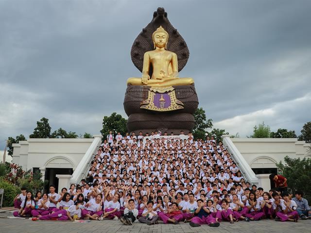 หน่วยกิจการนิสิตและทำนุบำรุงศิลปวัฒนธรรม,พร้อมด้วยสโมสรนิสิต,คณะรัฐศาสตร์และสังคมศาสตร์,มหาวิทยาลัยพะเยา,ร่วมจัดกิจกรรม,“ตานตุงหลวง,บวงสรวงพระพุทธภุชคารักษ์”