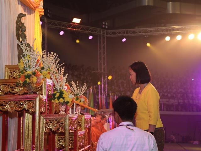 มหาวิทยาลัยพะเยา,จัดพิธีทอดผ้าป่าน้องใหม่,ประจำปี,2562,มีนิสิตชั้นปีที่,1,เข้าร่วมกว่า,4,300,คน