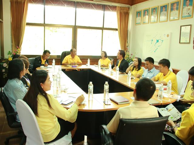 คณะเกษตรศาสตร์และทรัพยากรธรรมชาติ,ม.พะเยา,เข้าปรึกษาหารือการสร้างความร่วมมือทางวิชาการกับวิทยาลัยเกษตรและเทคโนโลยีพะเยา