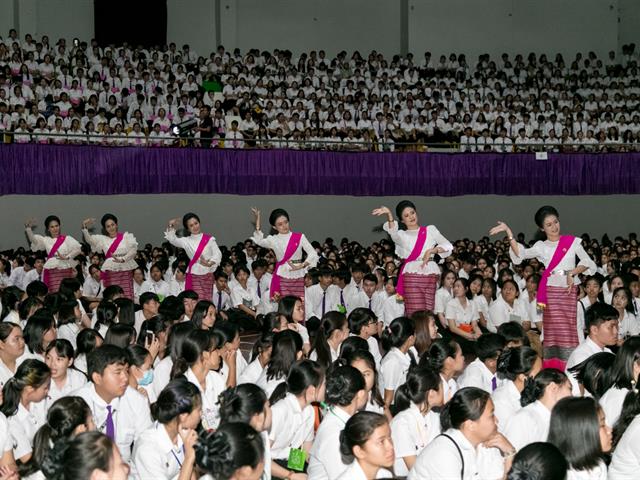 มหาวิทยาลัยพะเยาจัดกิจกรรมต้อนรับน้องใหม่,ประจำปีการศึกษา,2562