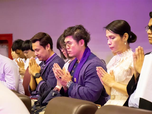 รองคณบดีฝ่ายคุณภาพนิสิต,คณะศิลปศาสตร์,เข้าร่วมโครงการ,OPEN,UP,กิจกรรมที่,3,ทอดผ้าป่าน้องใหม่,ณ,อาคารสงวนเสริมศรี,มหาวิทยาลัยพะเยา