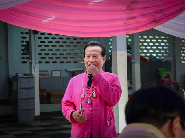 คณะรัฐศาสตร์และสังคมศาสตร์,มหาวิทยาลัยพะเยา,ร่วมกิจกรรม,“ข่วงผญ๋า”หรือ“ลานองค์ความรู้”,ที่จัดขึ้นโดยทางศูนย์การเรียนรู้ผู้สูงวัยวัดแม่กาห้วยเคียน