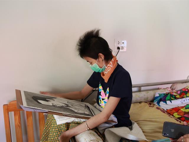 ร่วมด้วยช่วยกัน,ช่วยเหลือและให้กำลังใจ,นิสิตป่วยเป็นโรค,SLE
