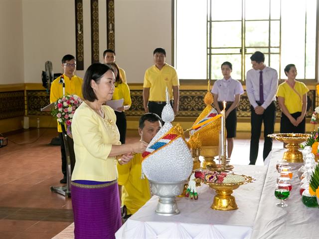 อธิการบดีมหาวิทยาลัยพะเยา,สักการะสิ่งศักดิ์สิทธิ์,เนื่องในโอกาสครบรอบ,9,ปี,,สถาปนามหาวิทยาลัยพะเยา,