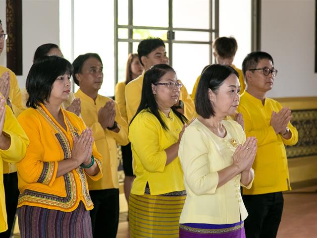 อธิการบดีมหาวิทยาลัยพะเยา,สักการะสิ่งศักดิ์สิทธิ์,เนื่องในโอกาสครบรอบ,9,ปี,,สถาปนามหาวิทยาลัยพะเยา,
