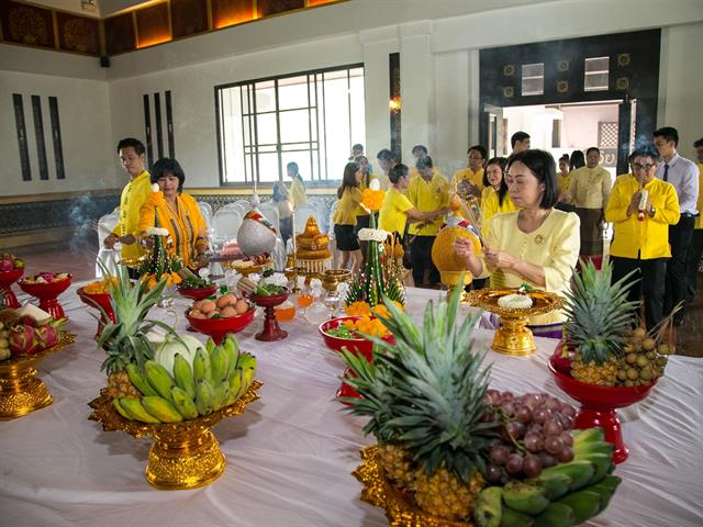 อธิการบดีมหาวิทยาลัยพะเยา,สักการะสิ่งศักดิ์สิทธิ์,เนื่องในโอกาสครบรอบ,9,ปี,,สถาปนามหาวิทยาลัยพะเยา,
