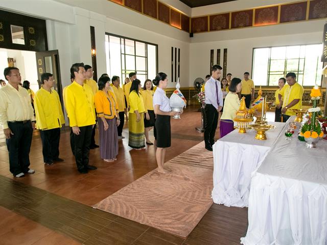 อธิการบดีมหาวิทยาลัยพะเยา,สักการะสิ่งศักดิ์สิทธิ์,เนื่องในโอกาสครบรอบ,9,ปี,,สถาปนามหาวิทยาลัยพะเยา,