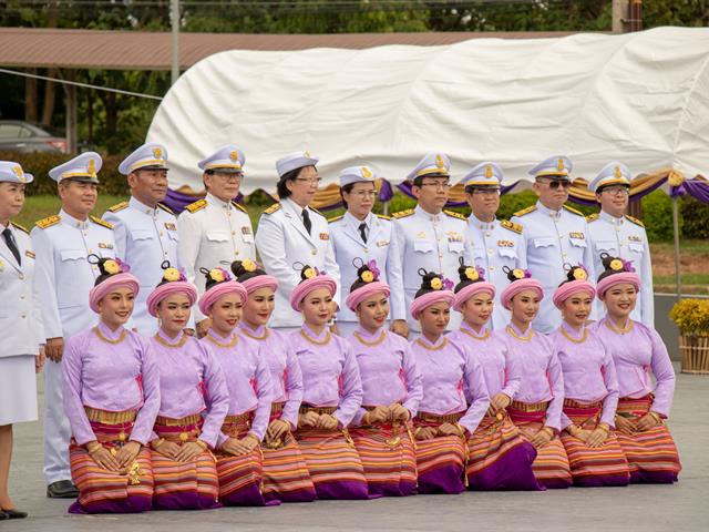 คณะศิลปศาสตร์เข้าร่วมพิธี,ครบรอบ,9,ปี,สถาปนามหาวิทยาลัยพะเยา
