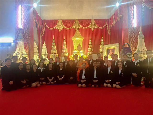 คณะศิลปศาสตร์เข้าร่วมงานบำเพ็ญกุศลพระครูอุบาลีคุณูปมาจารย์