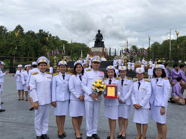 ศูนย์บรรณสารและสื่อการศึกษา,ร่วมพิธีบวงสรวงสมเด็จพระนเรศวรมหาราช,พิธีบำเพ็ญกุศลถวายแด่สมเด็จพระนเรศวรมหาราช,งานวันสถาปนามหาวิทยาลัยพะเยา,ครบรอบ,9,ปี