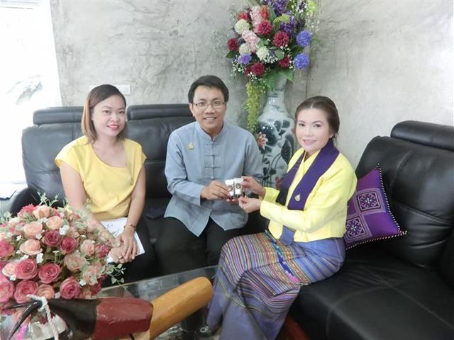 คณบดีคณะเภสัชศาสตร์,เข้าพบนายกเทศมนตรีเมืองพะเยา,เพื่อหารือในการเป็นเจ้าภาพร่วมจัดกิจกรรมเดินวิ่งมาราธอน